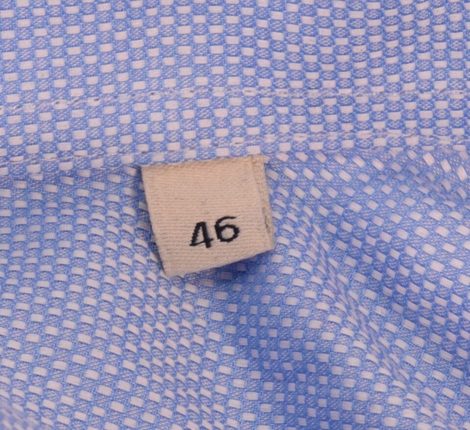Cambridge Mens LS Button Down Shirt Blue 46 Item image 4