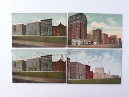 Michigan Ave Van Buren Grant Park Postcards c1914 Posted Chicago - £12.36 GBP