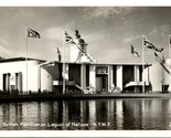 Vtg Postcard RPPC New York Worlds Fair - British Pavillion League of Nat... - $6.88