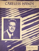 [Sheet Music] Careless Hands by Bob Hilliard &amp; Carl Sigman / 1949 John L... - £4.24 GBP