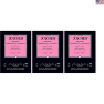 3-Pack - Watercolor Pad, Hot Press 9" x 12" - 12 Sheets Each - $148.32