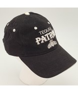 Patron Tequila Black Hat Cap Adjustable Strap &amp; Buckle Embroidered Bee L... - £15.27 GBP