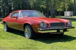 1977 Chevy Camaro red qtr | 24x36 inch poster | classic car - £17.51 GBP