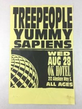 Treepeople - Yummy - Sapiens on August 28 at OK Hotel Seattle WA Concert Poster - £35.71 GBP