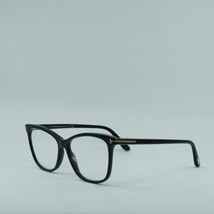 TOM FORD FT5690-B 001 Shiny Black/Blue Block/Havana Clip 55mm Eyeglasses New ... - £97.72 GBP
