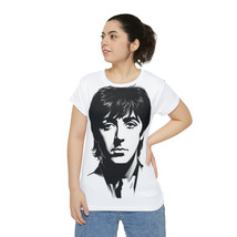Paul McCartney Photo Portrait Black &amp; White All Over Print Short Sleeve ... - £31.28 GBP+