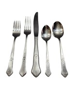 Oneida ASHMORE Stainless Burnished Handles Glossy Place Settings For Fou... - €44,45 EUR