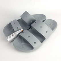 Crocs Classic Sandals Shoes Waterproof Slides Light Grey Mens 10 W:12 - £21.63 GBP