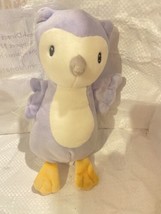 Leika Plush Purple White Owl Bird Soft Toy Stuffed Animal Mary Meyer - £41.72 GBP