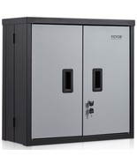 VEVOR Foldable Wall Cabinet, Metal Garage Cabinet Wall Mounted 26&quot; Small... - $138.99