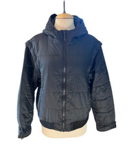 Alpine Design Cold Gear Black Convertible Puffer Jacket/Vest Women’s Lar... - £42.71 GBP