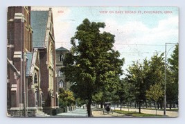 East Broad Street View Columbus Ohio OH 1910 DB Postcard O1 - £3.91 GBP