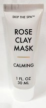 Skip The Spa ROSE CLAY MASK Calming Wash-Off All Skin Types Face 1 oz/30... - $14.99