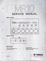 Yamaha MR10 Drum Machine Service Manual, Schematics, Lists Reproduction ... - £11.66 GBP