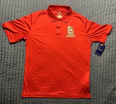 New With Tag Fanatics MLB St Louis Cardinals Polo Shirt Men’s Size Large... - $295.80 MXN