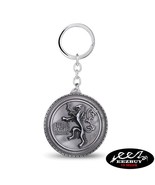 HBO Game of Thrones Lannister Casterly Rock  3D  Keyring Keychain Silver... - £5.84 GBP