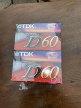 10 Pack of TDK D90 High Output Blank Audio Cassette Tapes Brand New Vintage - £19.00 GBP
