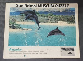 Vintage Scholastic Puzzle 1983 Sea Animal Museum  Porpoise - $9.50