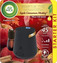 Air Wick Essential Mist Starter Kit (Diffuser + Refill), Apple Cinnamon, Fall Sc - £23.17 GBP