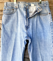 VTG Levis 505 Jeans Mens 36x30 Regular Fit Blue Straight Leg Red Tab Batwing - £35.80 GBP