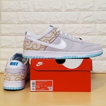 Nike Dunk Low Retro SE Mens Size 15 Barber Shop Iris Whisper White DH761... - $199.98