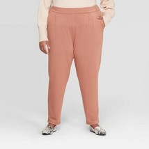a New Day NWT Straight Fit French Terry Pants ~ Sz XXL ~ Blush ~ Elastic Waist - £13.65 GBP