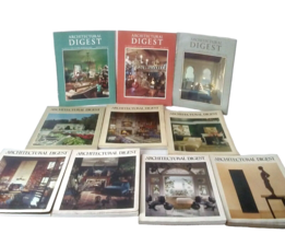 Architectural Digest 1969-1979 Magazines Mixed Lot of 10 Vintage Books (Damaged) - £31.15 GBP