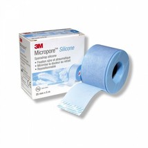 3M Micropore Silicone Adhesive Plaster Tape 2.5cm x 5m x 1 - $9.26