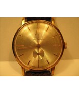 *WORKING* Vintage Men&#39;s Wristwatch HERLIN Mechanical LIZARD BAND [h1-4] - £121.84 GBP