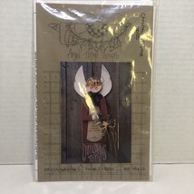 Christmas Thyme Craft Pattern Wooden Angel Paint - $9.89