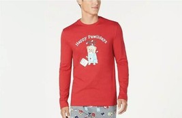 Family pajamas-Created By macy&#39;s, ONLY TOP- Men&#39;s Pawlidays -Size: Small - $9.89