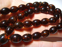 Genuine Amber Islam Muslim Amber Tesbih Misbaha amber prayer  beads pressed - $123.75