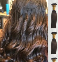 18" 100grs,100s,U Tip (Nail Tip)Fusion Remy Human Hair Extensions # 4 Dark Brown - $108.89