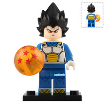 Vegeta Anime Dragon Ball Lego Compatible Minifigure Bricks Toys - £2.39 GBP