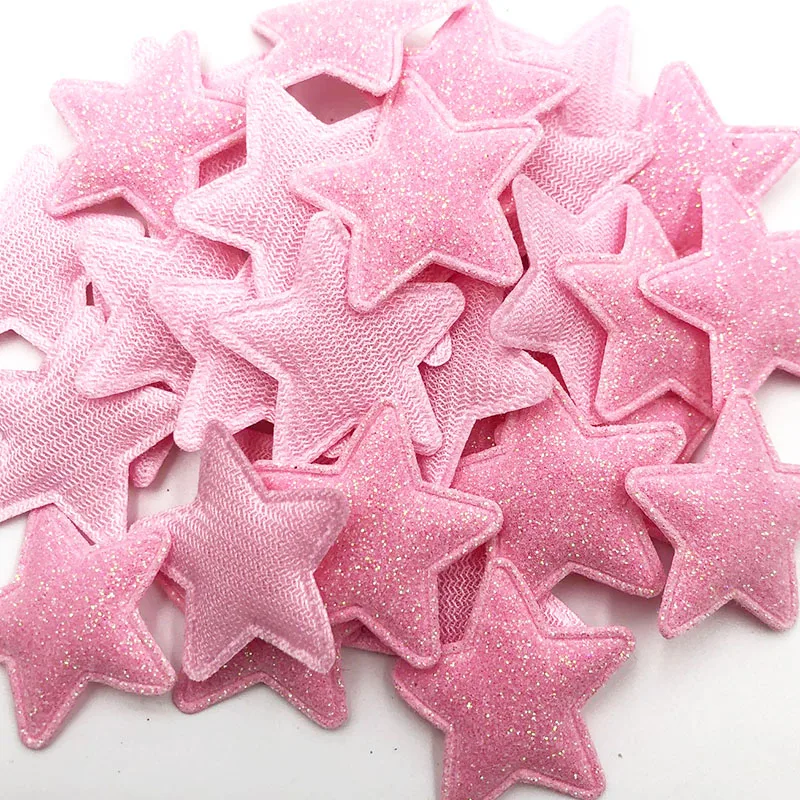 Buy 50PCS Mixed Sparkling Padded Heart Stars Rabbit Butterfly Appliques ... - $17.00