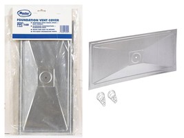 Master Flow ® FVC168 Foundation Vent Cover 2-PK 7.4&quot; H X 15.4&quot; W Mill Al... - $15.84