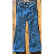 Escada Brand Women&#39;s Boot Cut Jeans With Slits At Bottom VTG 1990&#39;s - $24.74