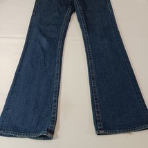 True Religion Billy Womens Blue Cotton Denim Distressed Bootcut Jeans Size 31×33 image 10