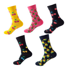 Set of 5 Pairs Fruit Cozy Socks (One Size) - £25.57 GBP