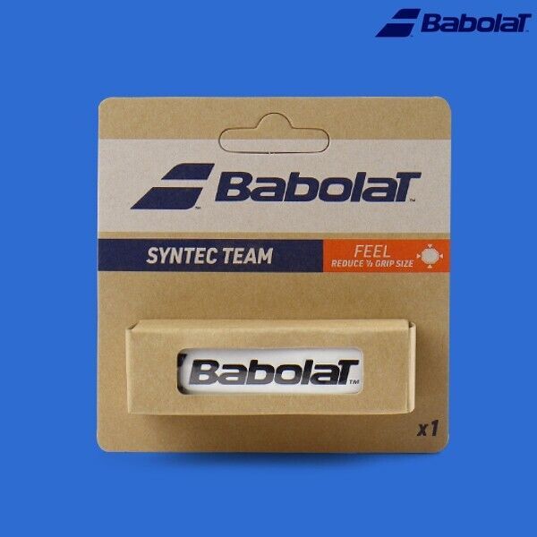 Babolat Syntec Team Cushion Grip Tennis Racket Racquet Grip 1.5mm White ... - $17.90