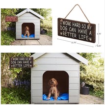 Wood Antique Wisdom Sign Decor Hanging Pet Sign for Home Decor dog or cat sign - $9.99