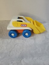 Vintage Little Tikes  1980’s Front End Loader Bulldozer Work Truck USA Made - $9.38