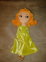 Disney Store Princess Amber Plush Doll 13&quot; Sophia The First Green Dress Tiara... - £14.07 GBP
