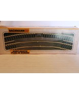 HO Scale Bachmann, Code 100 Brass 18&quot; Radius Curve Tracks, Set of 12 Pieces - £23.62 GBP