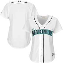 Seattle Mariners Majestic Women&#39;s Cool Base MLB Jersey White Made in USA 2XL NEW - £38.87 GBP
