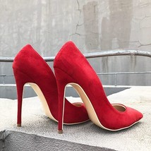 Women Sexy Pointed Toe Stiletto Extremely High Heels Fashion Ladies Designer Sli - £59.97 GBP