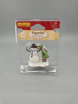 Lemax 'Snow Sweetheart' Village Figurine Girl Kissing Snowman #52033 - $12.04
