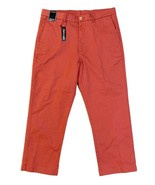 Roundtree &amp; Yorke Men&#39;s Classic Fit Flat Front Stretch Chino Pants Berry... - $45.12 CAD