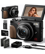 Digital Camera 4K 56MP Cameras for Photography for Youtube with 32GB SD ... - €150,49 EUR