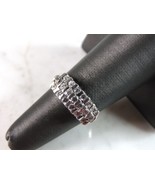 Womens Vintagee Estate Sterling Silver CZ Ring 3.6g  E3309 - £23.66 GBP